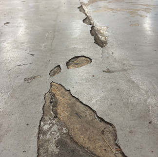 Large crack in floor
