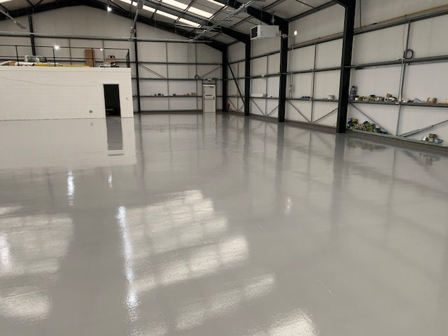 Resin Floor in grey