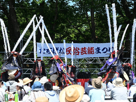 たちばな民俗芸能まつりで公演しました！