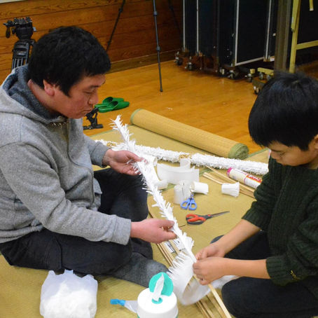 2019年初活動！ササラ張り替えワークショップ