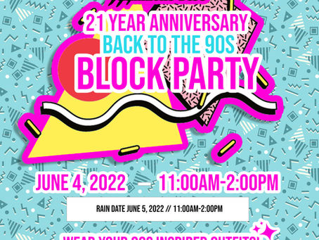 21st Anniversary Block Party