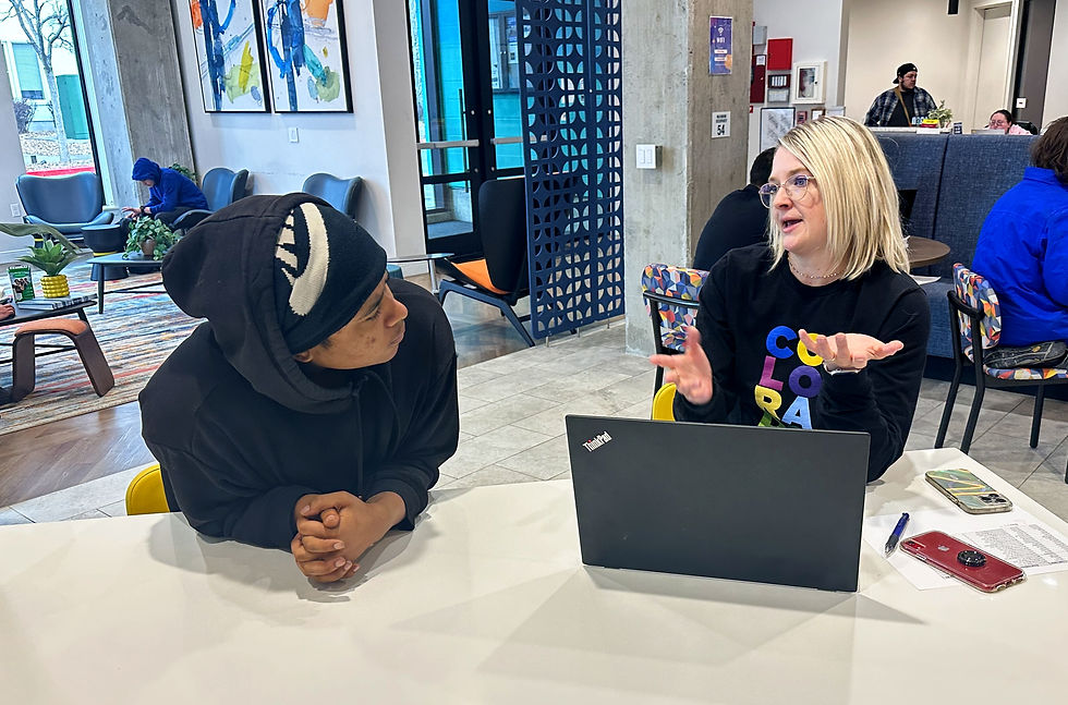 Monte and Shauna talk about accounts at Colorado Credit Union