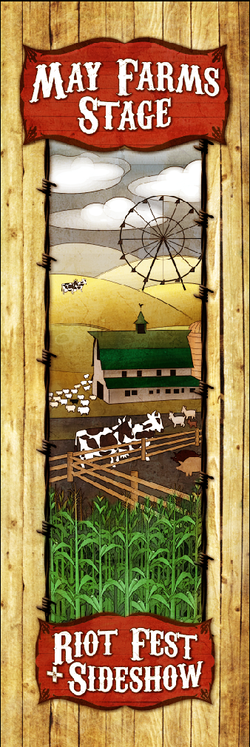 Riot Fest May Farms Stage