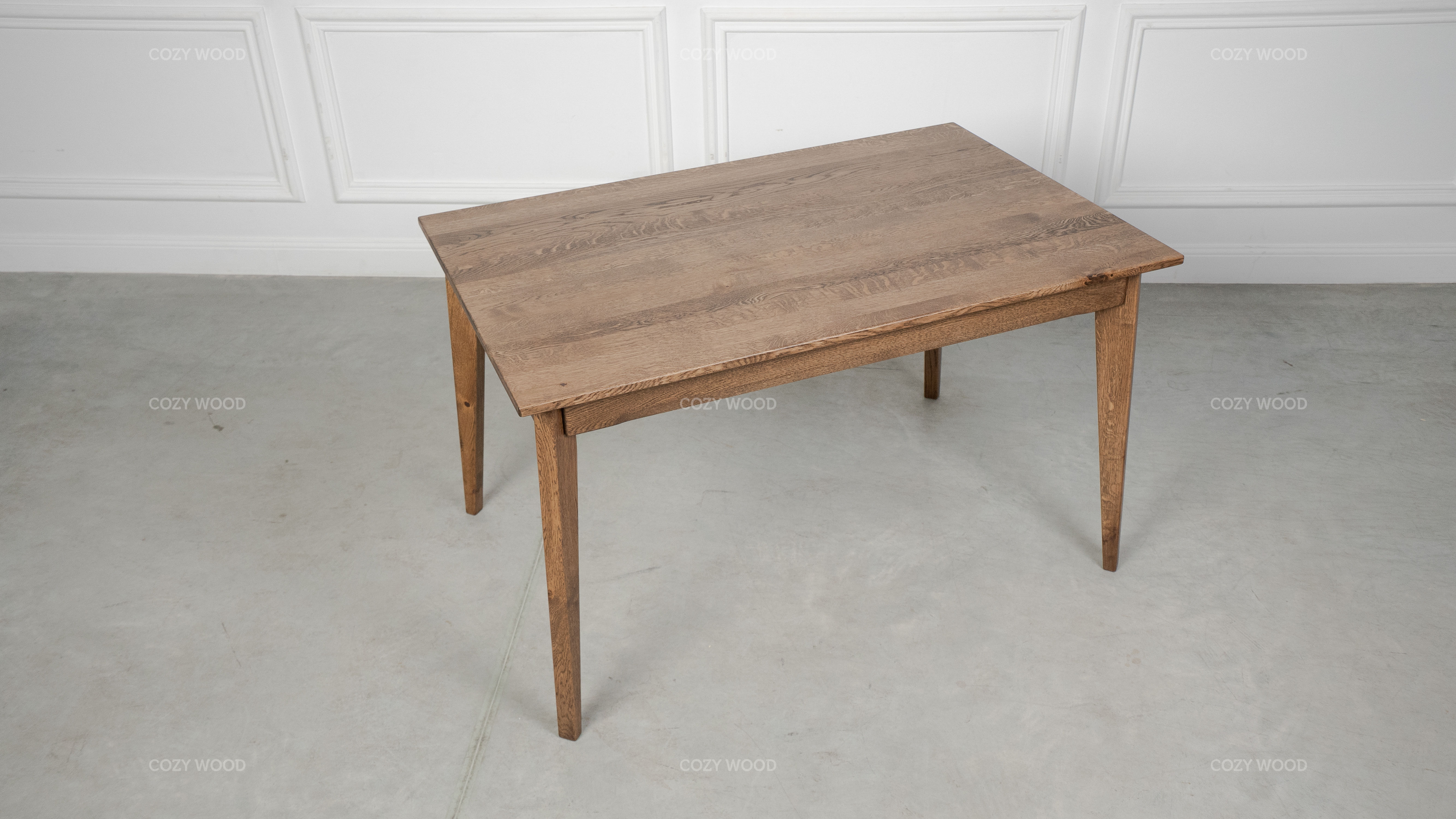 Stół Bayden z drewna dębowego - Smoked