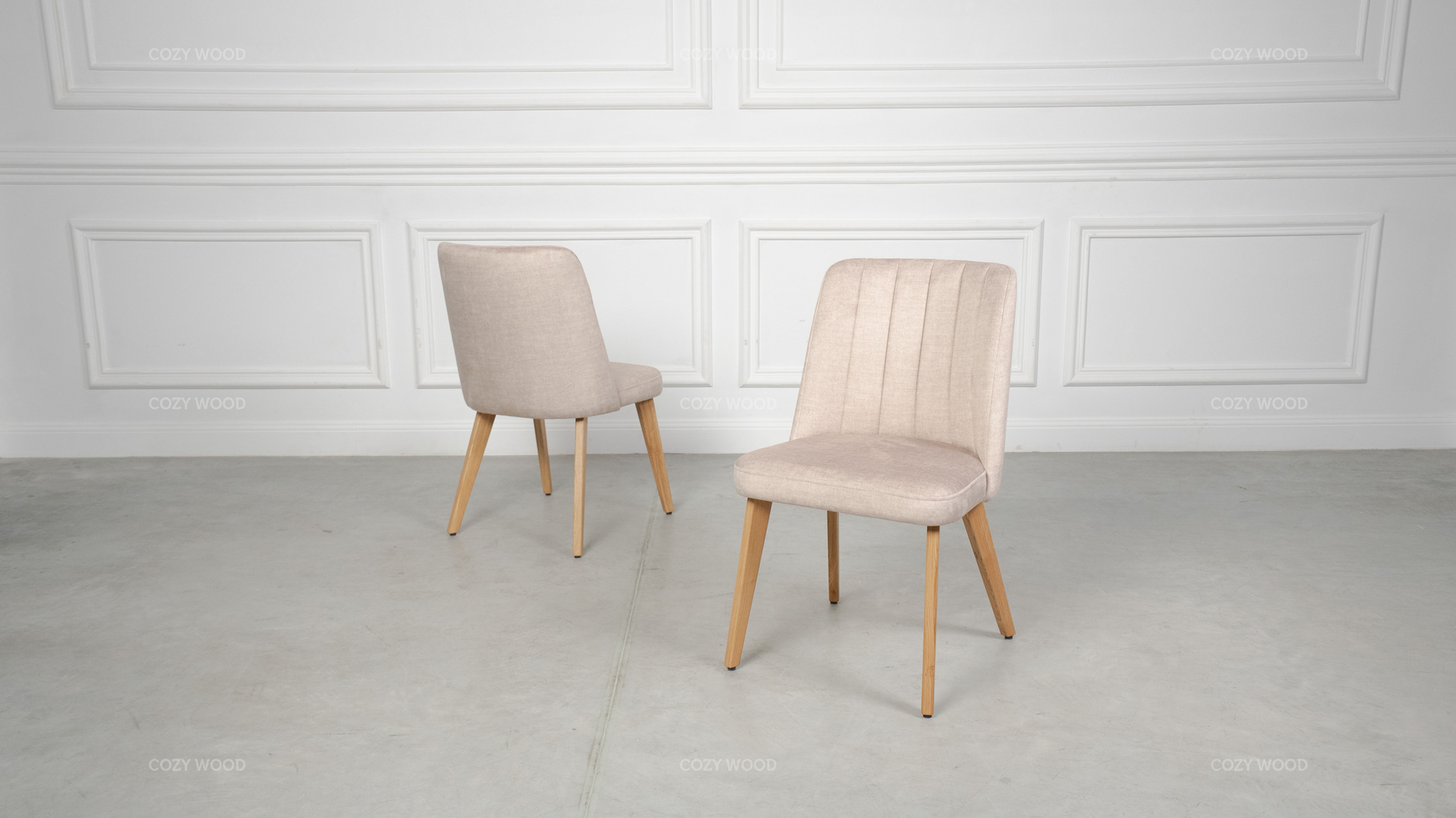 Krzesło Milan z drewna dębowegо Natural - Vogue 02