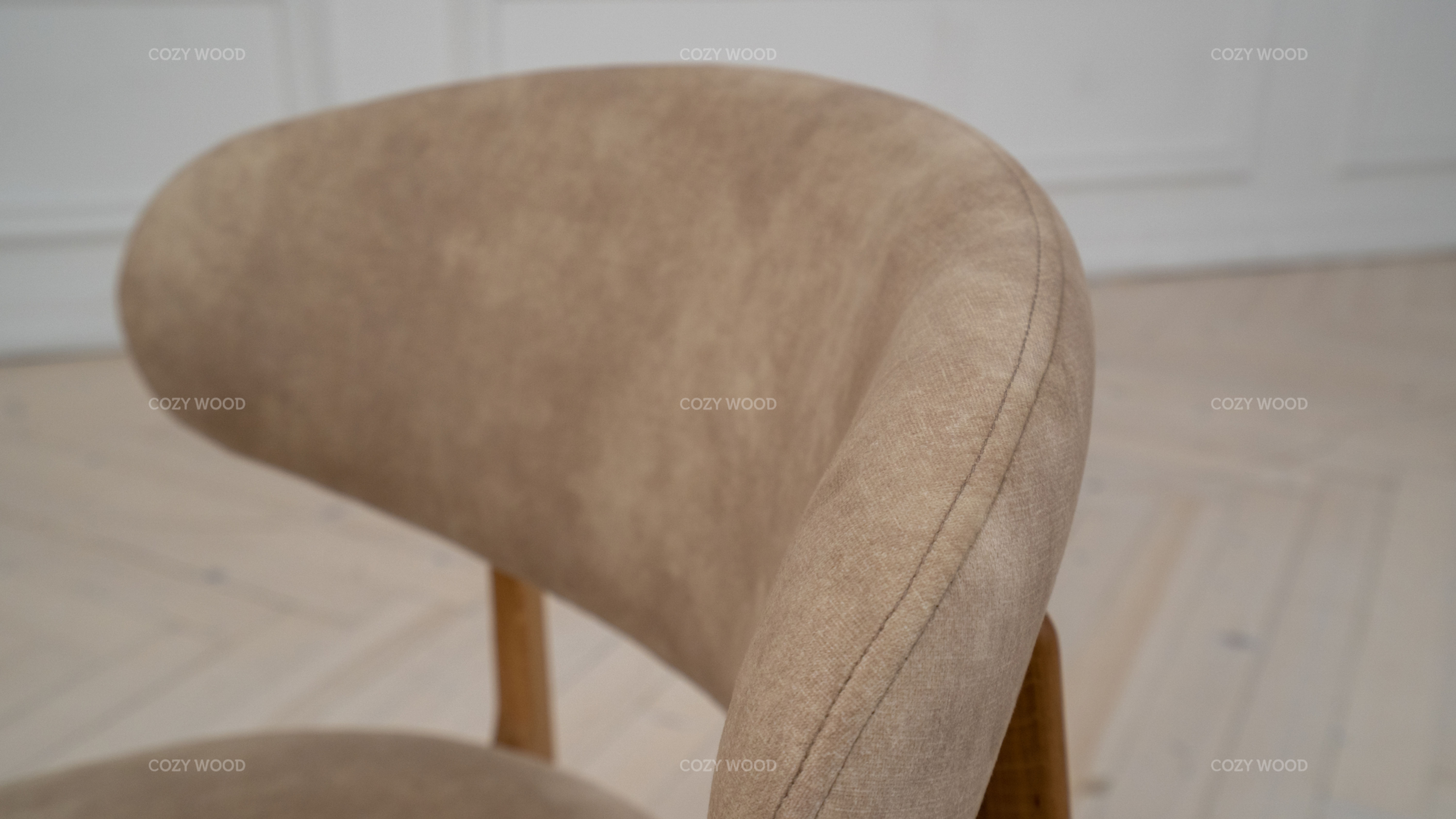 Krzesło Lora z drewna dębowego - Natural - Palladium 3
