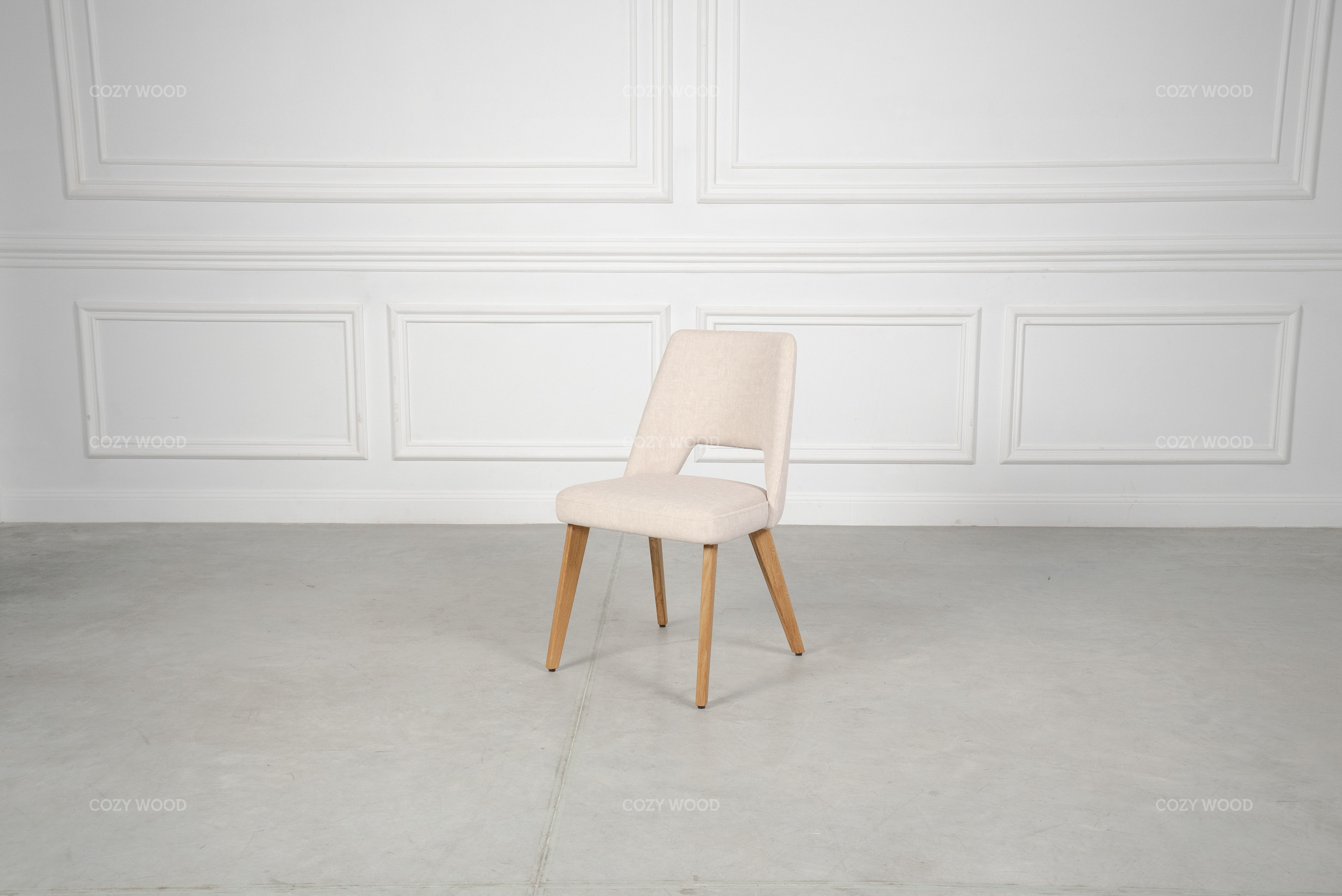 Krzesło HUGGE Natural - Verde 03 dąb