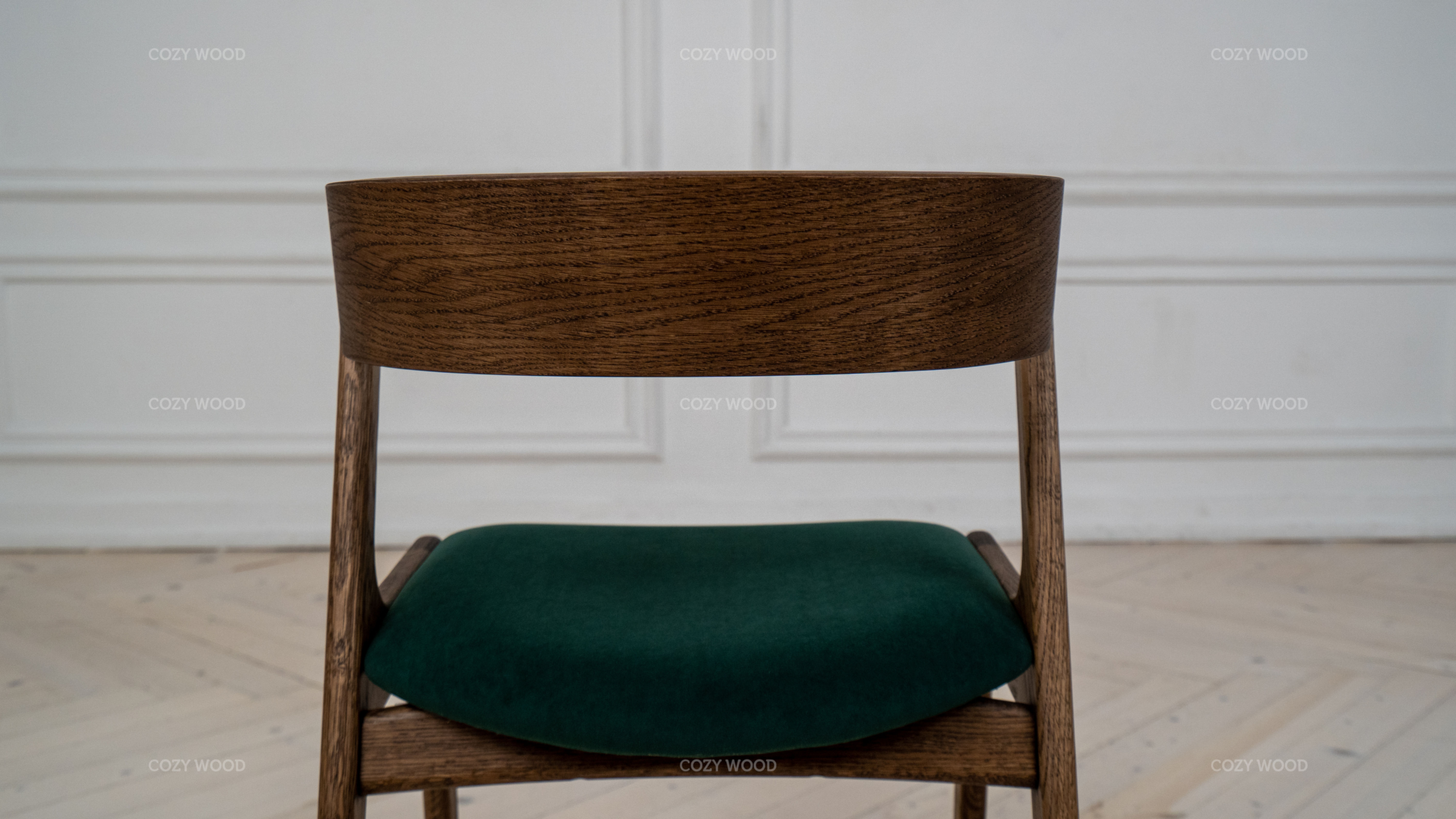 Krzesło Danish ECO z drewna dębowego - Smoked - Velvet 10