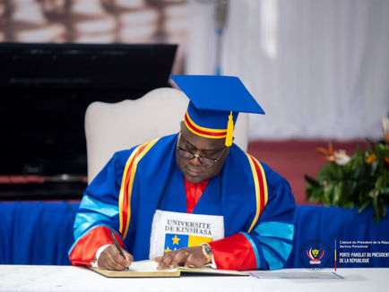 RDC : Félix tshisekedi sacré docteur Honoris Causa à l'université de Kinshasa