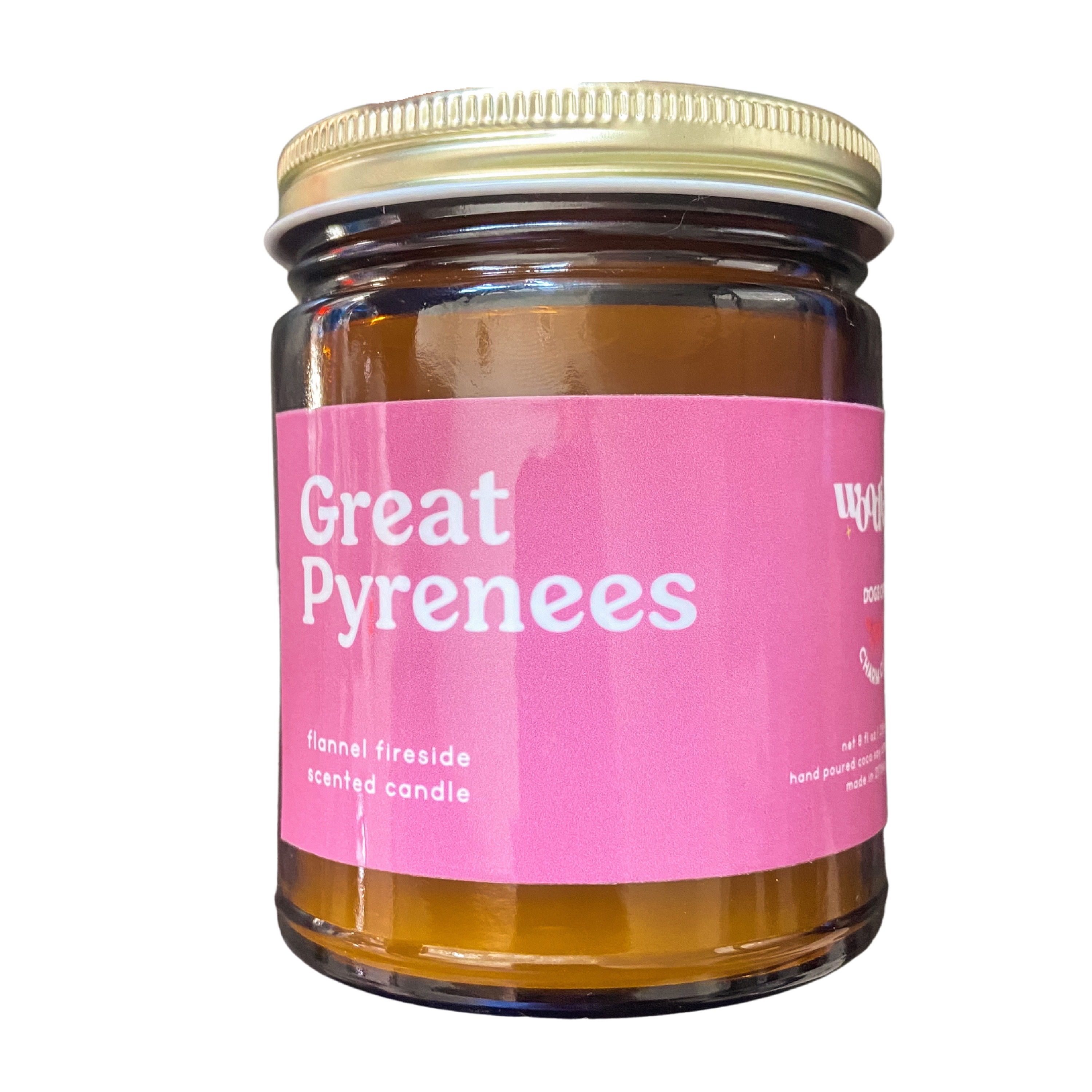 Great Pyrenees Candle