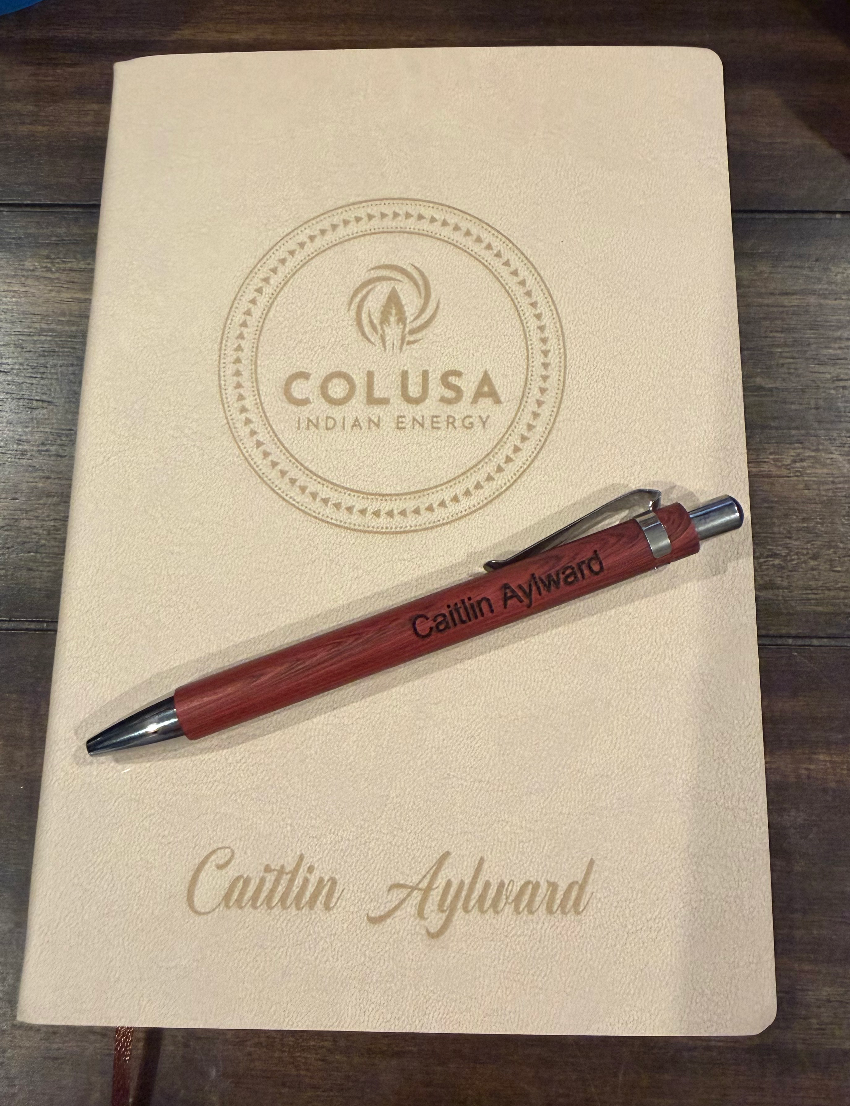 Custom Engraved A5 PU Leather Journal