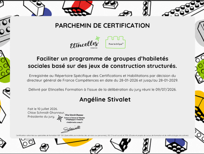 La légothérapie officiellement reconnue par France Compétences !