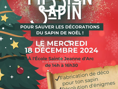Atelier : mission sapin