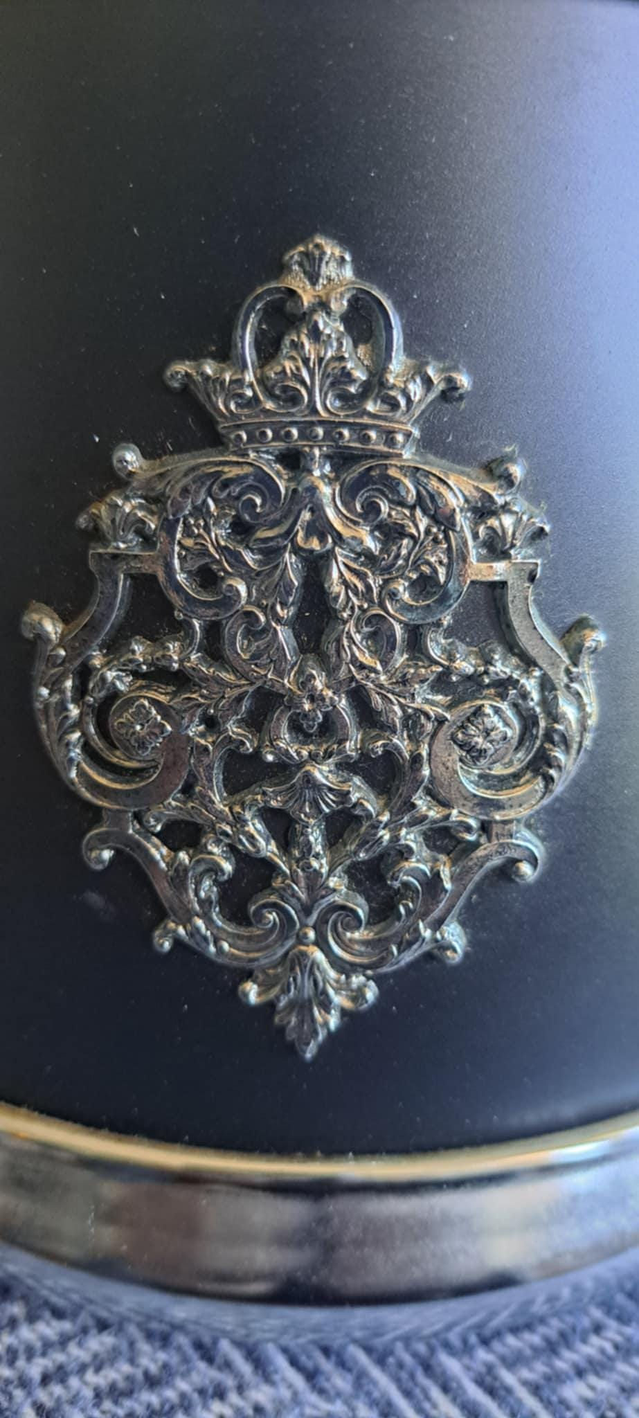 Thumbnail: Vintage Japanese Ice Bucket: Crown Filigree MCM Barware
