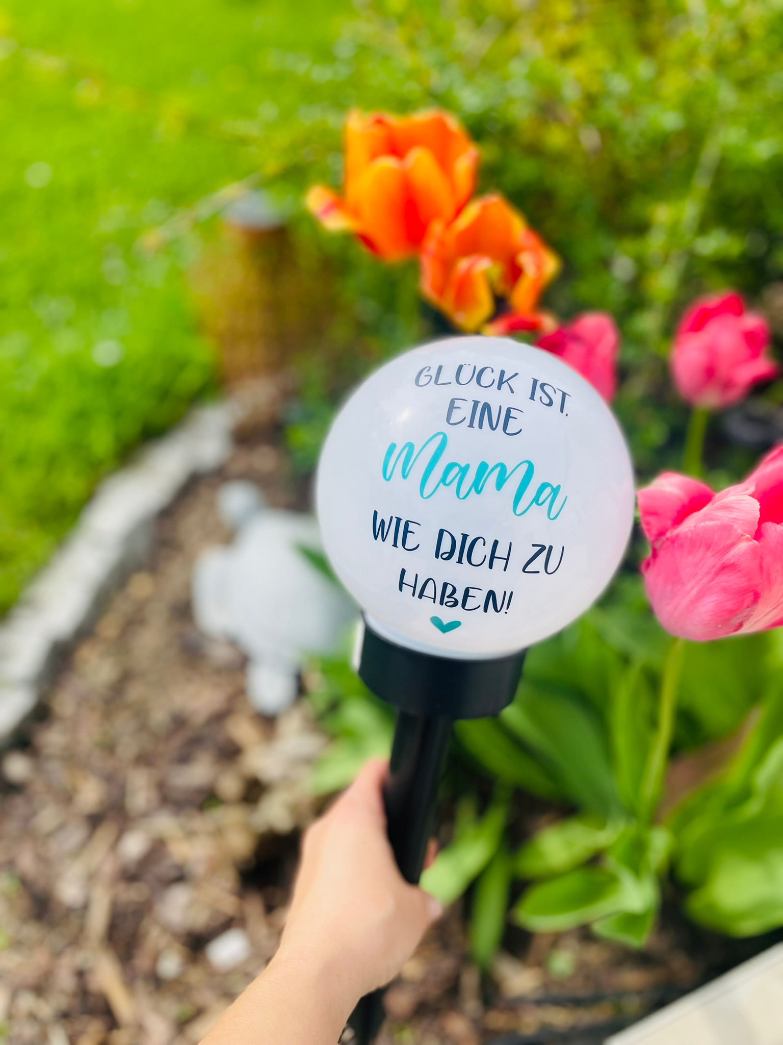 Sofortkauf Solarlampe Muttertag türkis