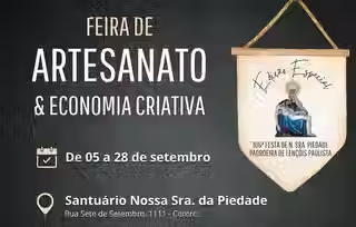 Feira de Artesanato & Economia Criativa - Edição Especial Festa da Padroeira de Lençóis Paulista