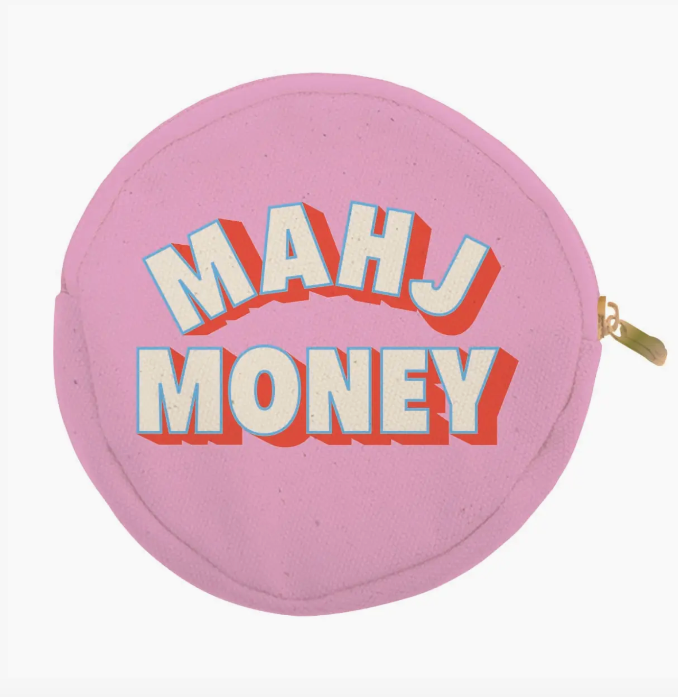 Mahjong Zipper Canvas Pouch | Mahj Money