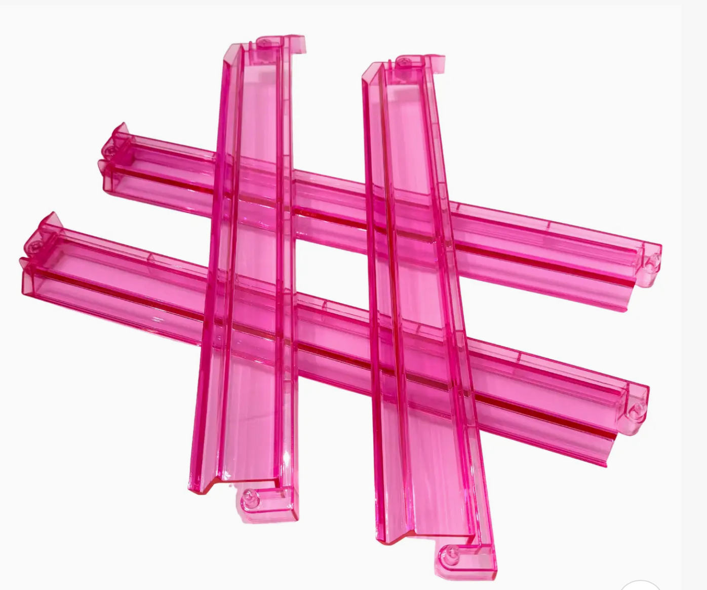 Pink Mahjong Rack and Pusher Set