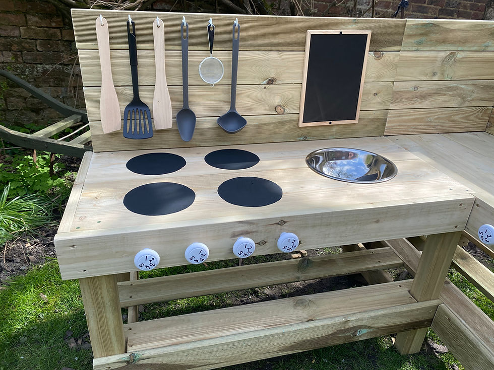 Thumbnail: Large L Shaped Mud Kitchen