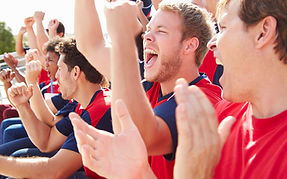 Excited Sports Fans