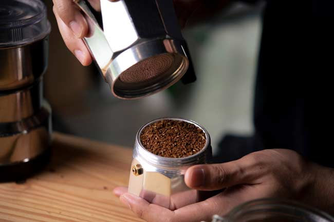 mokkakanne med kaffe