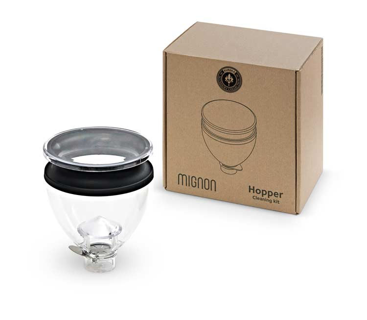 Eureka Mignon Hopper Cleaning Kit Blow Up 1