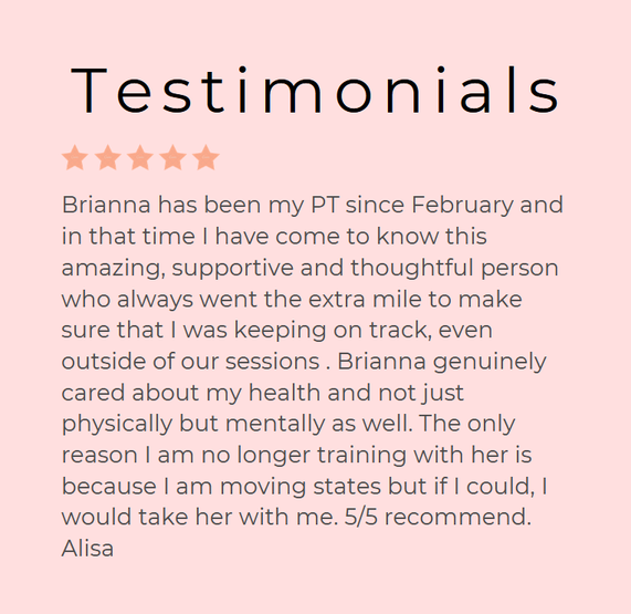 Brianna Gibson Fitness Reviews