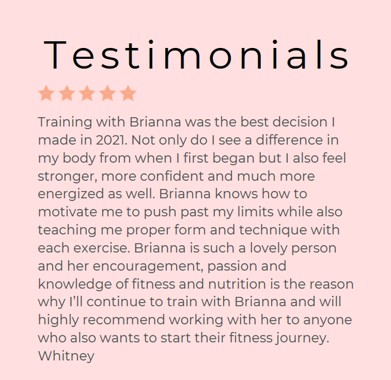 Brianna Gibson Fitness Reviews