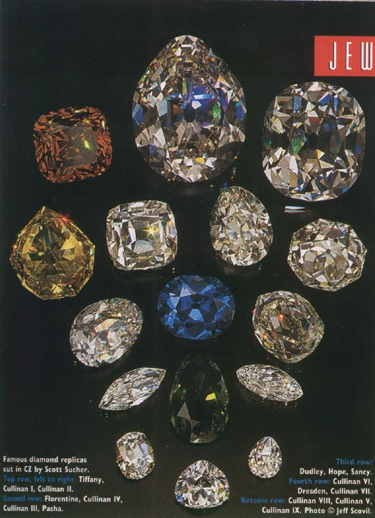 diamonds on a black background
