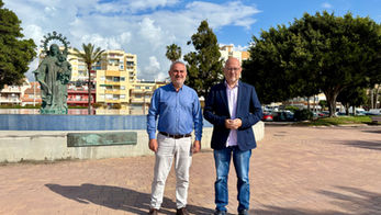 Inician la modernización de fuentes ornamentales de Torre del Mar y avanza en la renovación LED del Paseo Marítimo