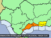 Lluvias extremas este miércoles en la Axarquía: Activado aviso naranja 