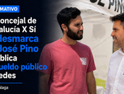Un concejal de Andalucía X Sí se desmarca de José Pino y publica su sueldo público en redes