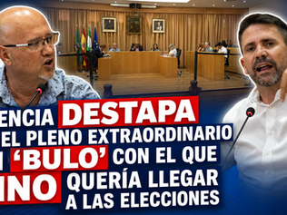 Atencia destapa en el pleno extraordinario un 'bulo' con el que José Pino quería llegar a las elecciones