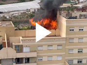 Arde una vivienda en Torrox durante la celebración de una barbacoa