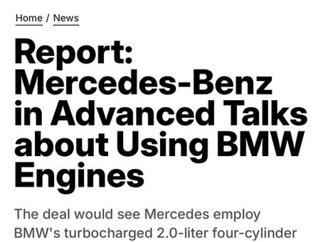 L'Affirmation qui Secoue le Monde Automobile : Une Ère de Moteurs BMW dans les Modèles Mercedes Commence-t-elle ?