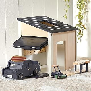 Wooden Garage Play Set