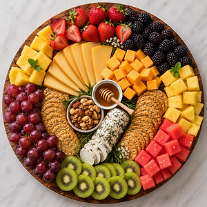 Artisan Cheese & Fresh Fruit Board