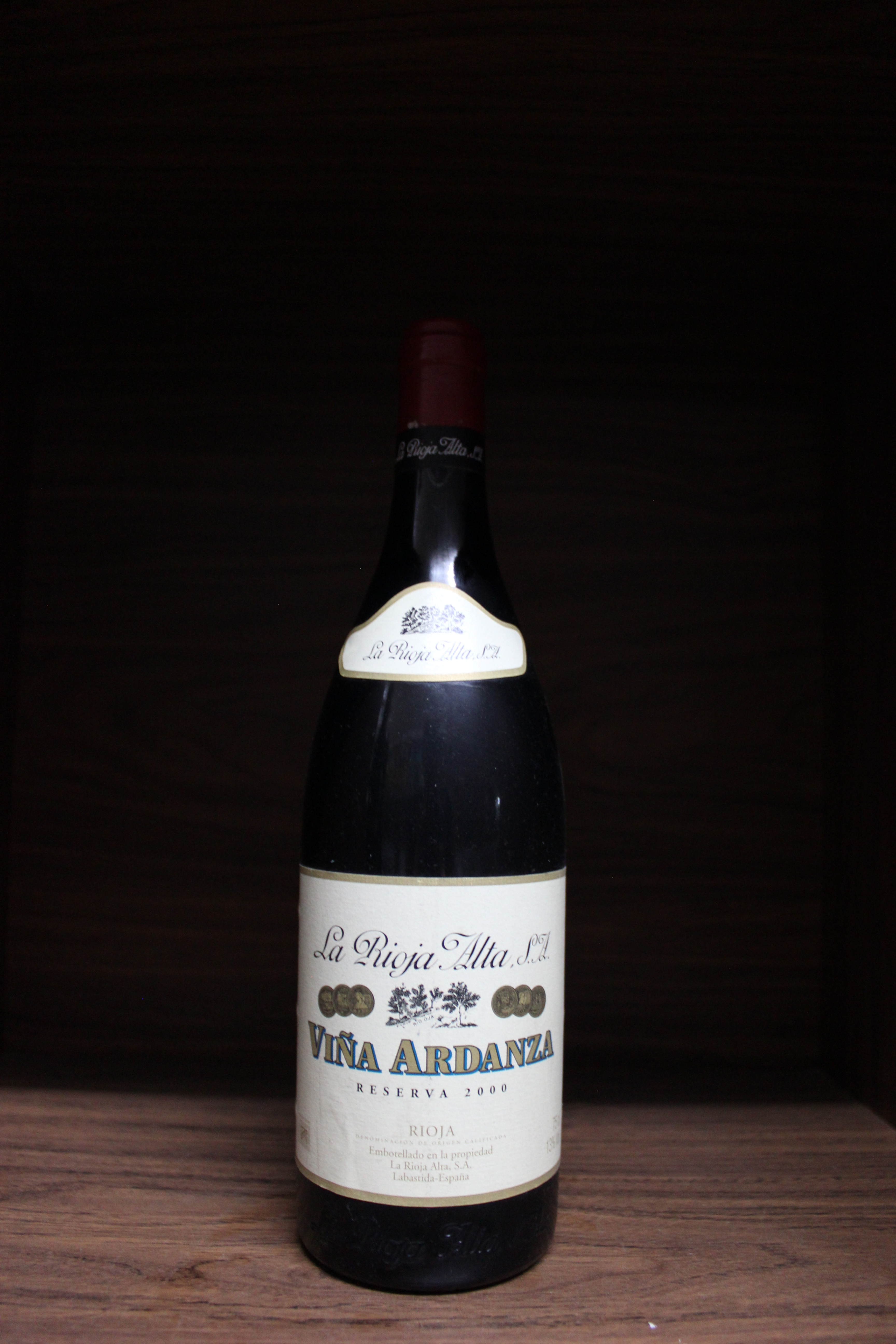 Viña Ardanza, reserva, 2000, Tinto, 13%vol, 75cl, 341906