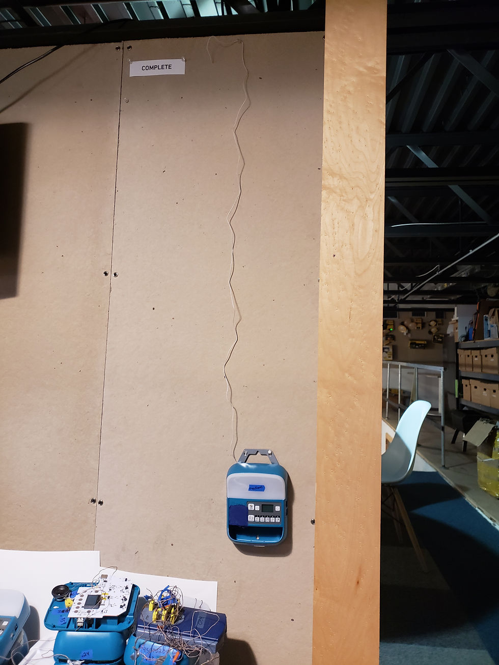 Testing proximity to metal ceiling