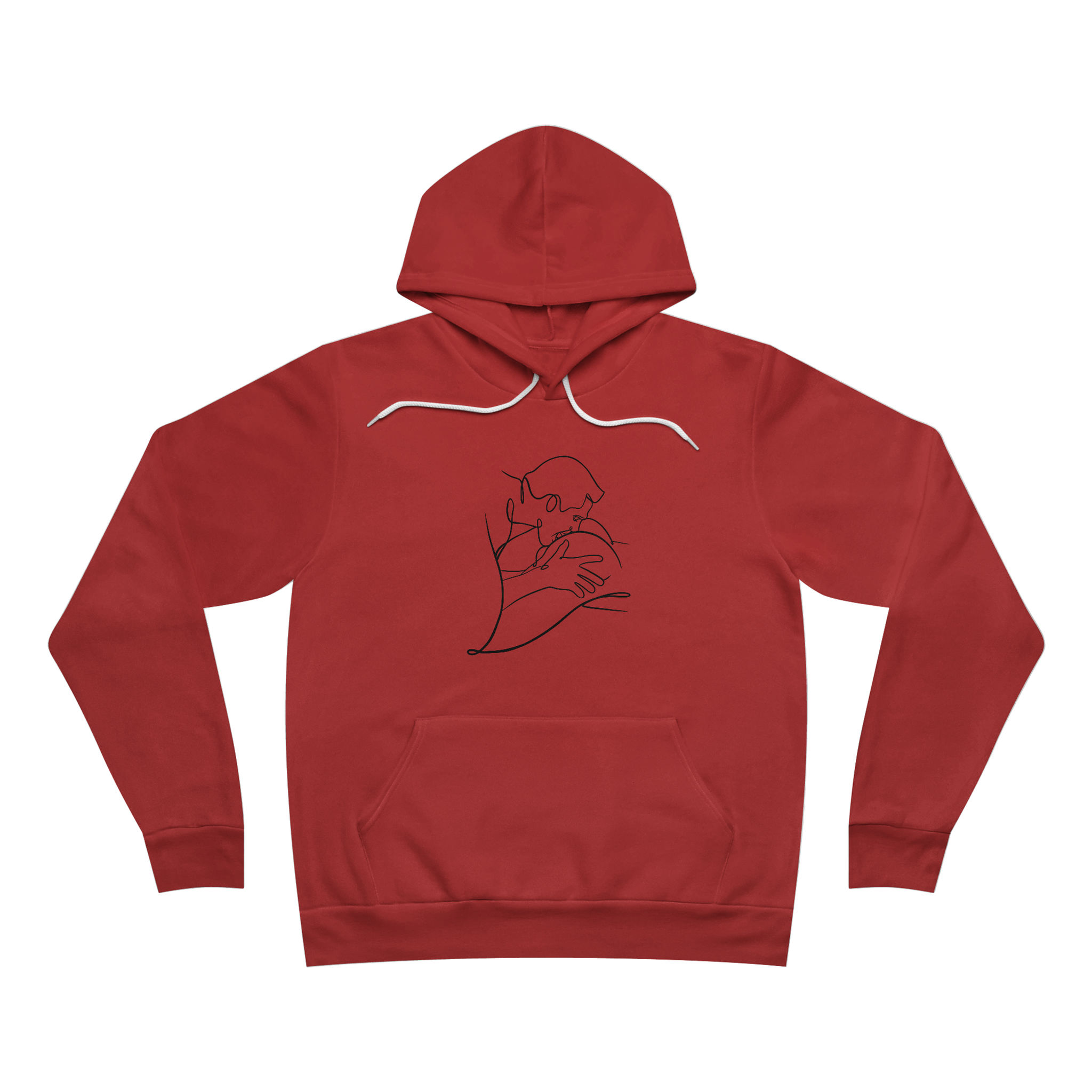 Eat My Ass Continuous Line Art Hoodie
