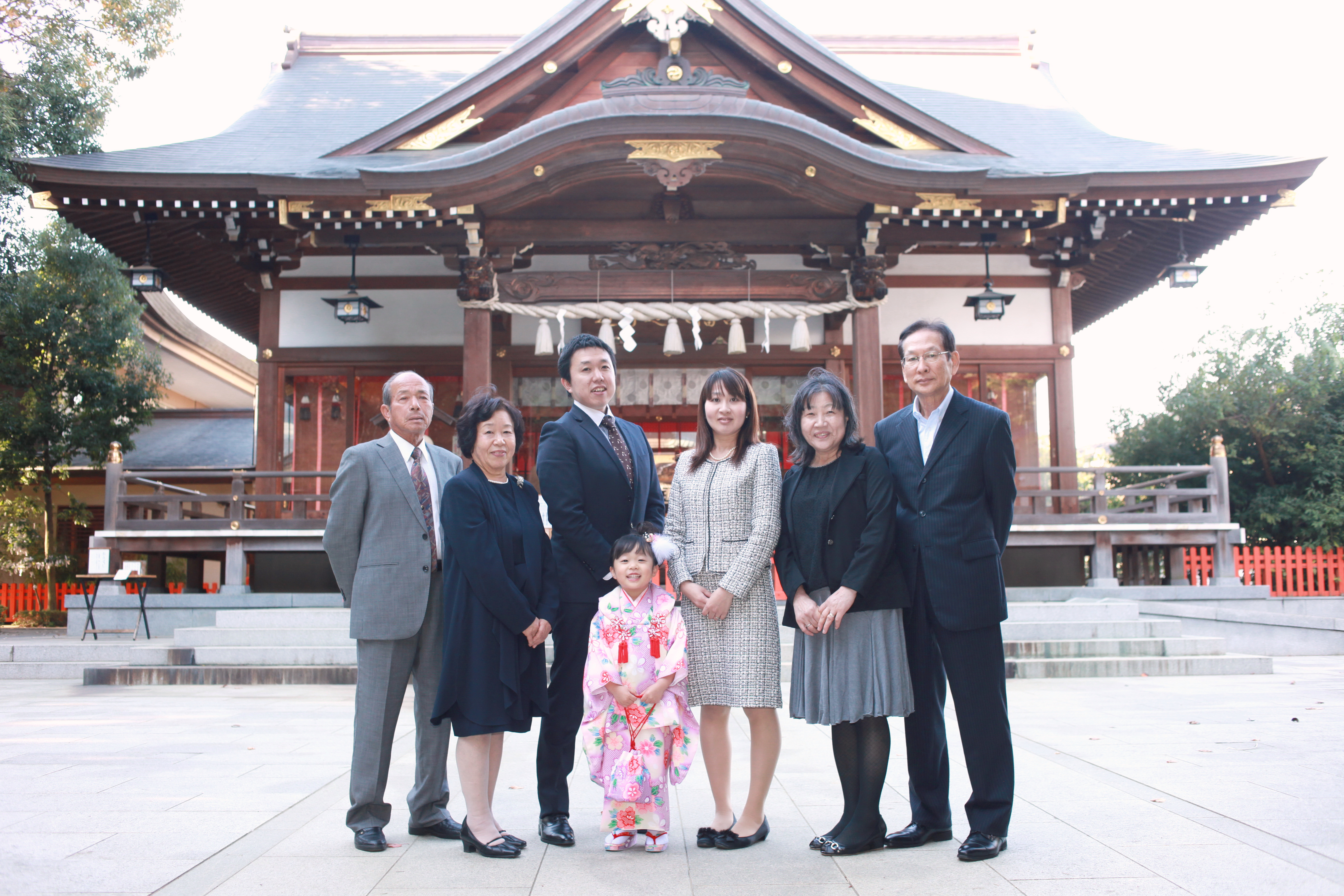 七五三神社ロケーション撮影