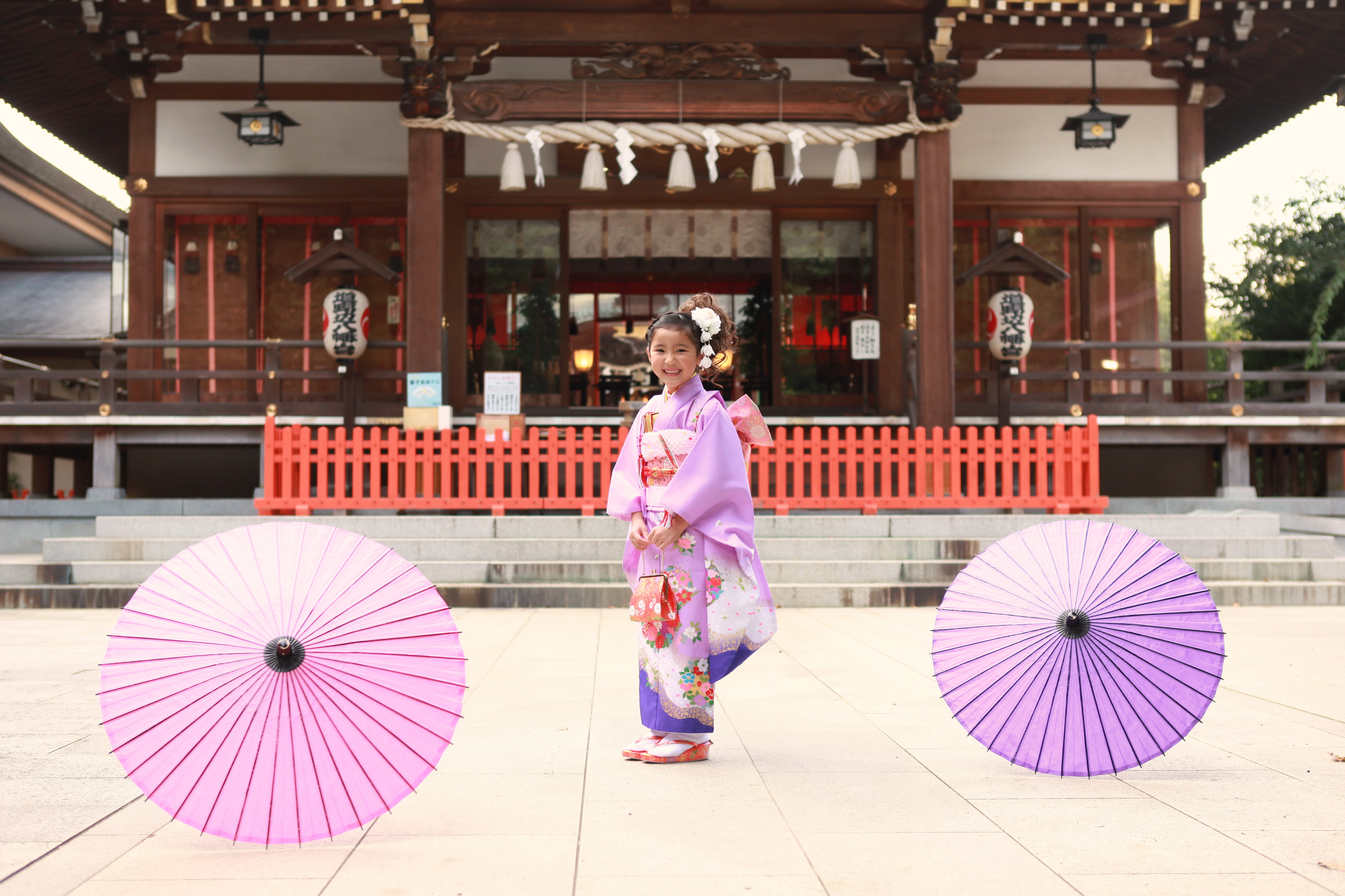 七五三神社ロケーション撮影