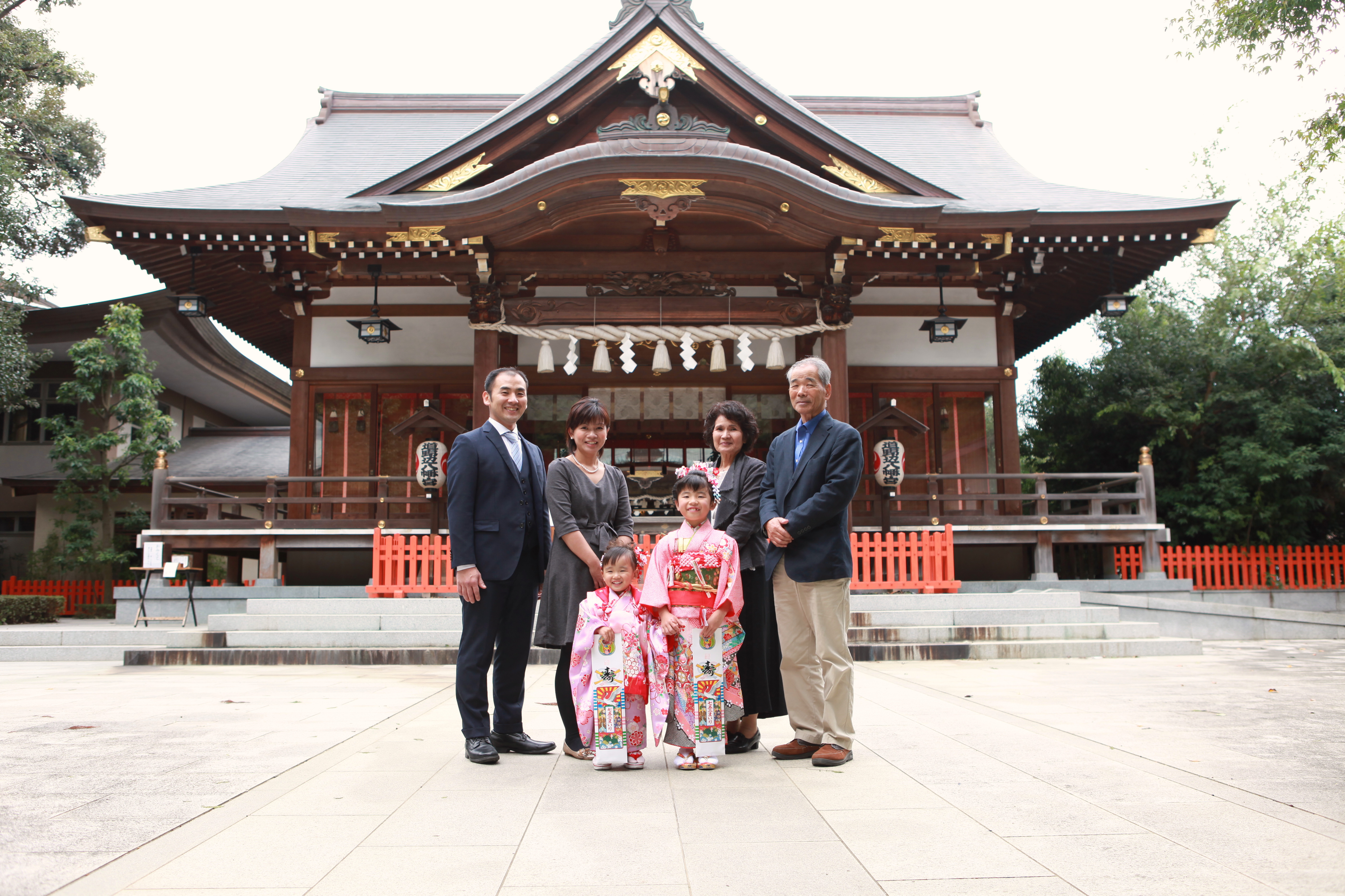 七五三神社ロケーション撮影