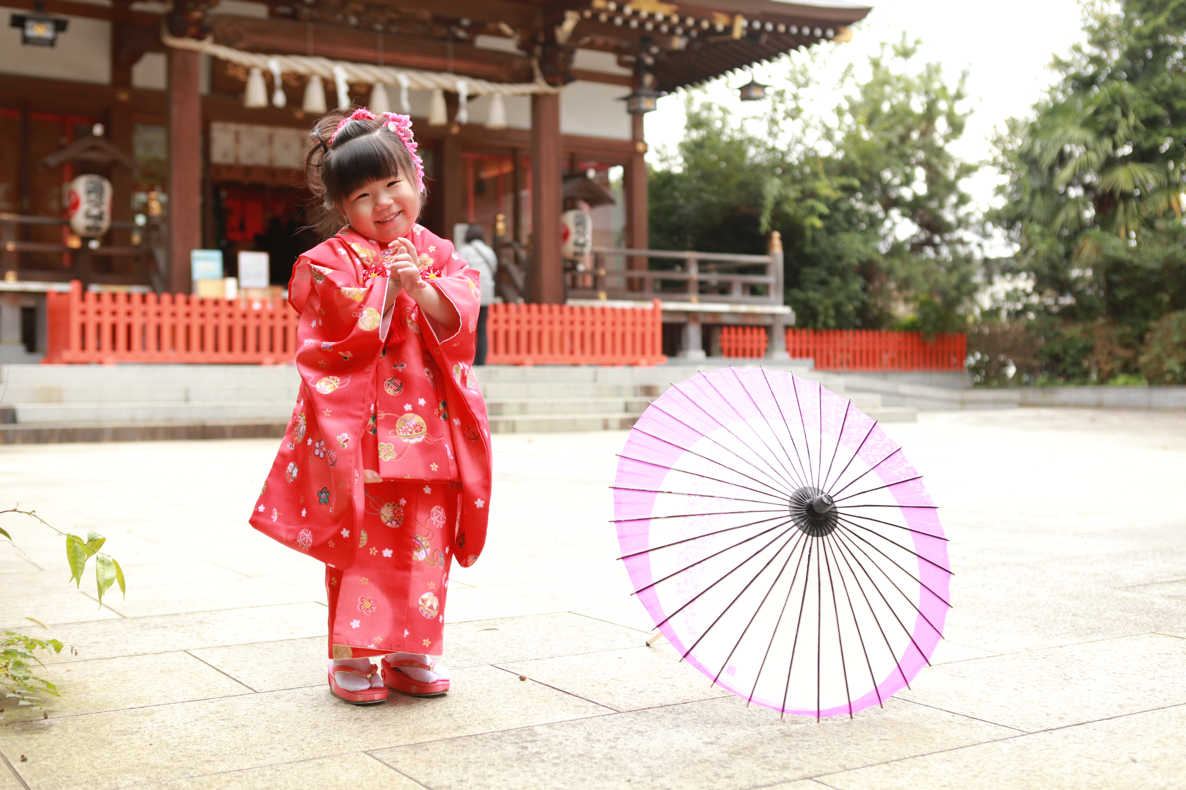 七五三神社ロケーション撮影