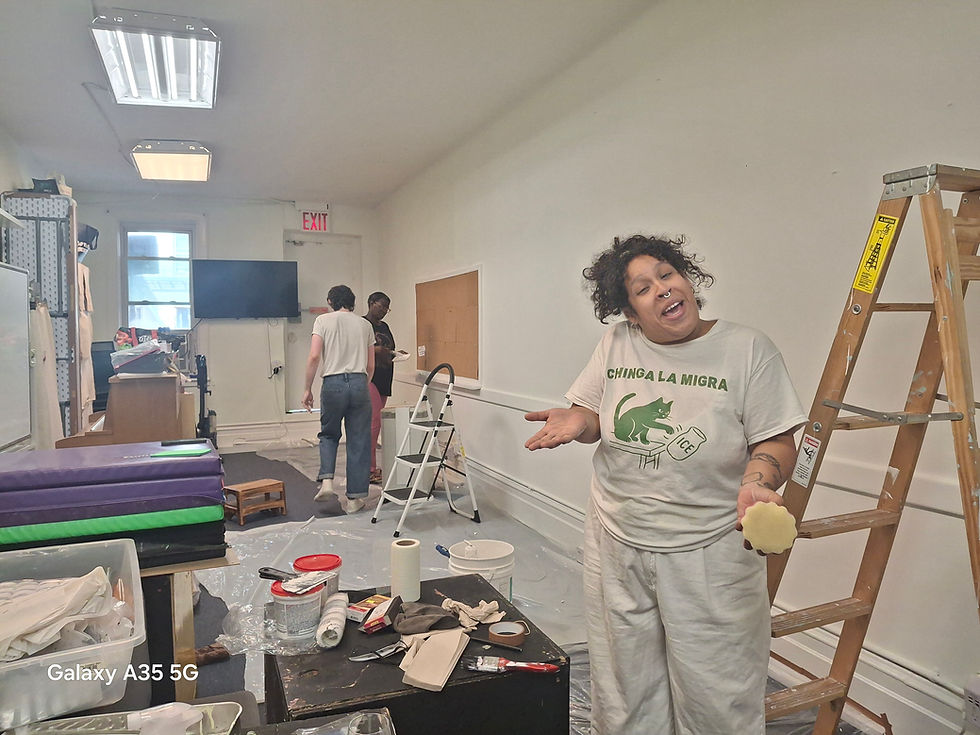 Hard at work getting ready for September 9th opening day of fall classes.