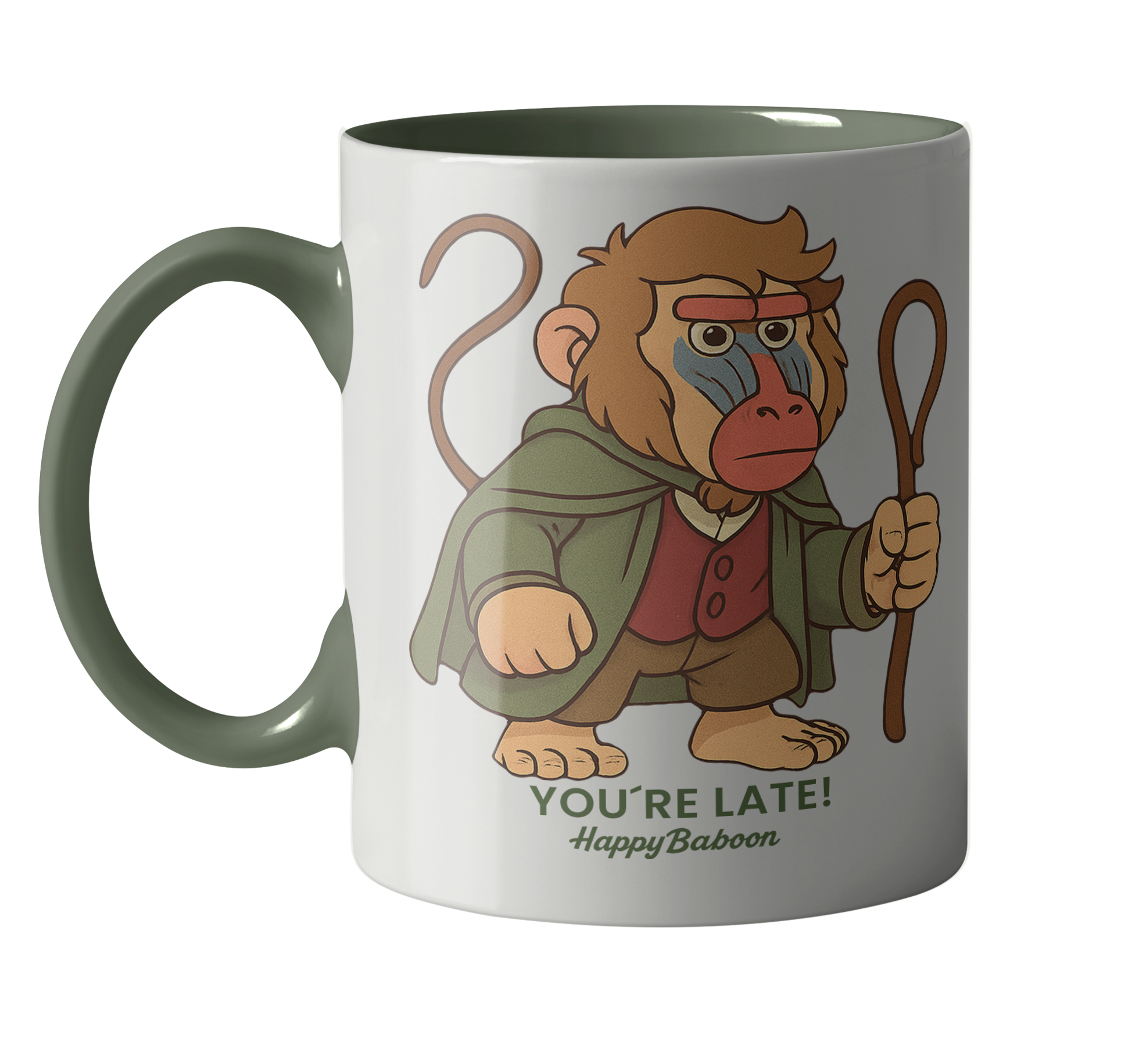 Halfling Mug: You´re Late!