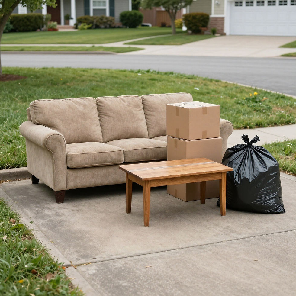 Simple Deliveries team removing unwanted items and junk in Ottawa