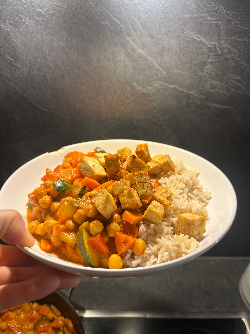 Herbstliches Kichererbsencurry
