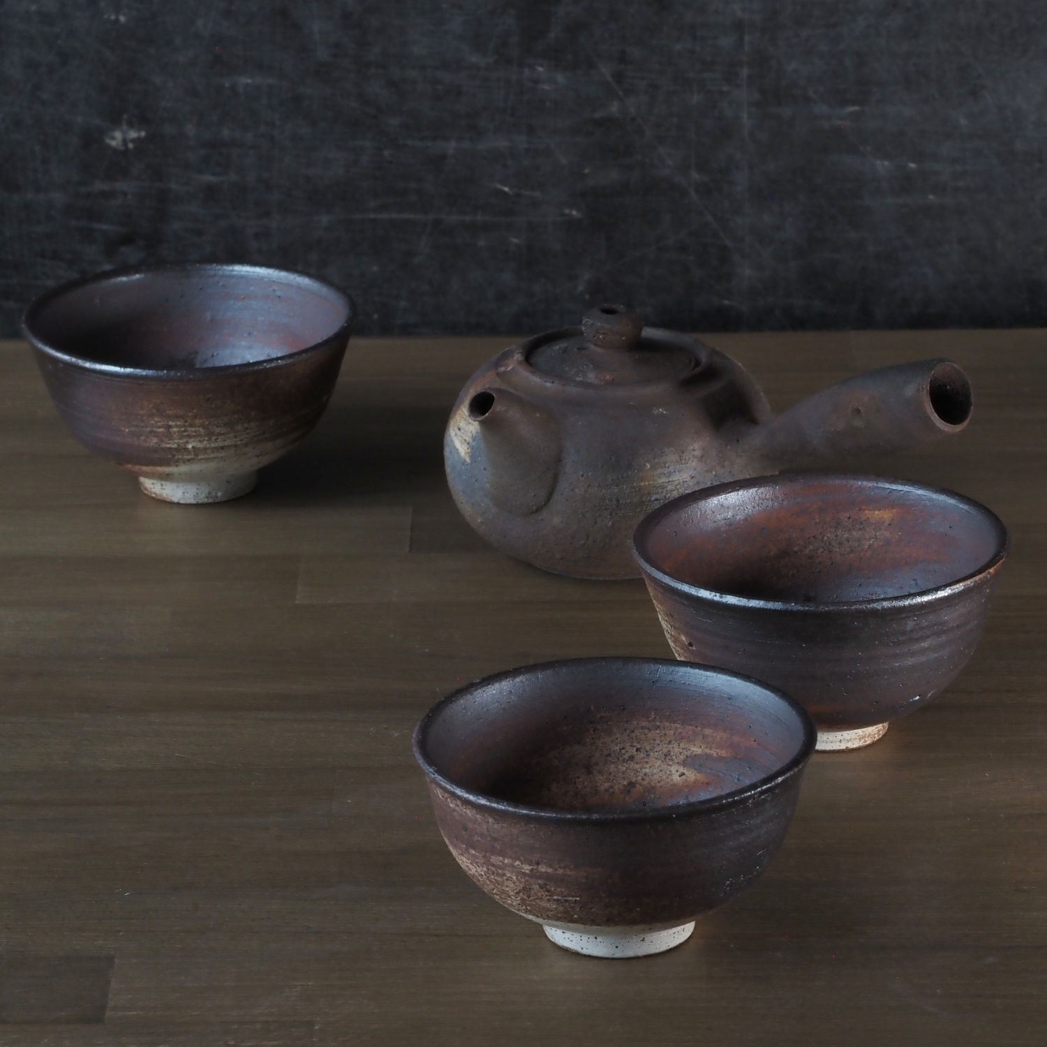 Woodfired Sidehandle with Three Bowls