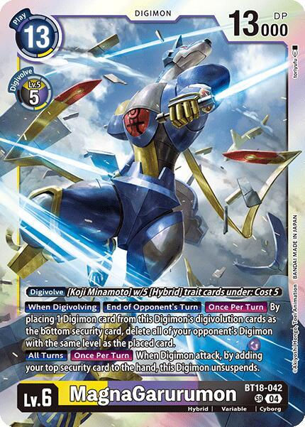 MagnaGarurumon BT18